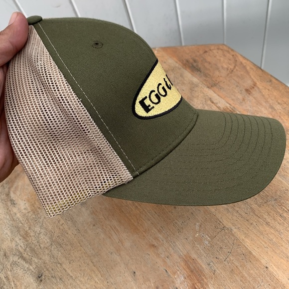 Mens Hat Hats Classic Egg & Butter Snapback Used Cap - Picture 3 of 7